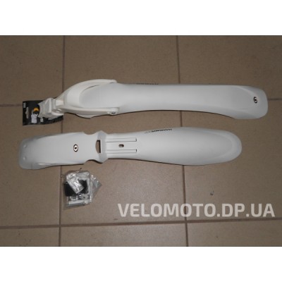 Крылья велосипедные комплект SIMPLA  Hammer SDR белые
